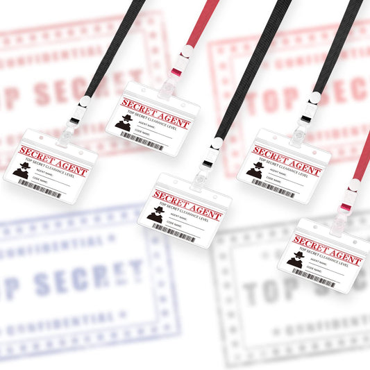 DLUGOPIS spy-party-lanyards soft fabric, easy to wear during activities.