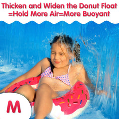 Smooth inner ring and safe materials protect skin on the DMAR float.