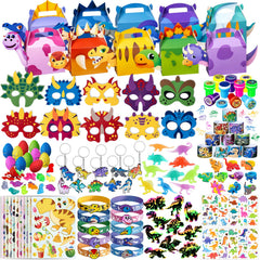 DMIGHT dinosaur party favors gift boxes for kids' birthday celebration