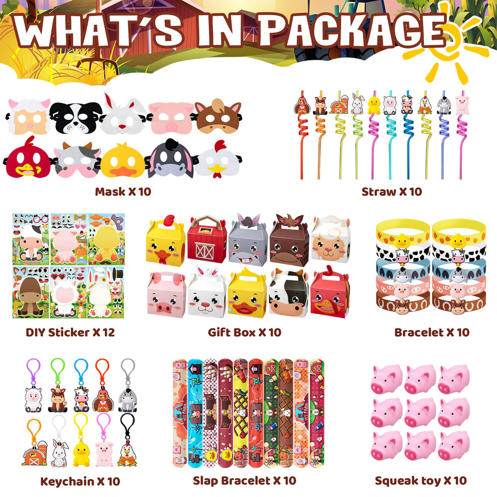 DMIGHT DIY farm stickers for party favors, spark creativity and decorating.