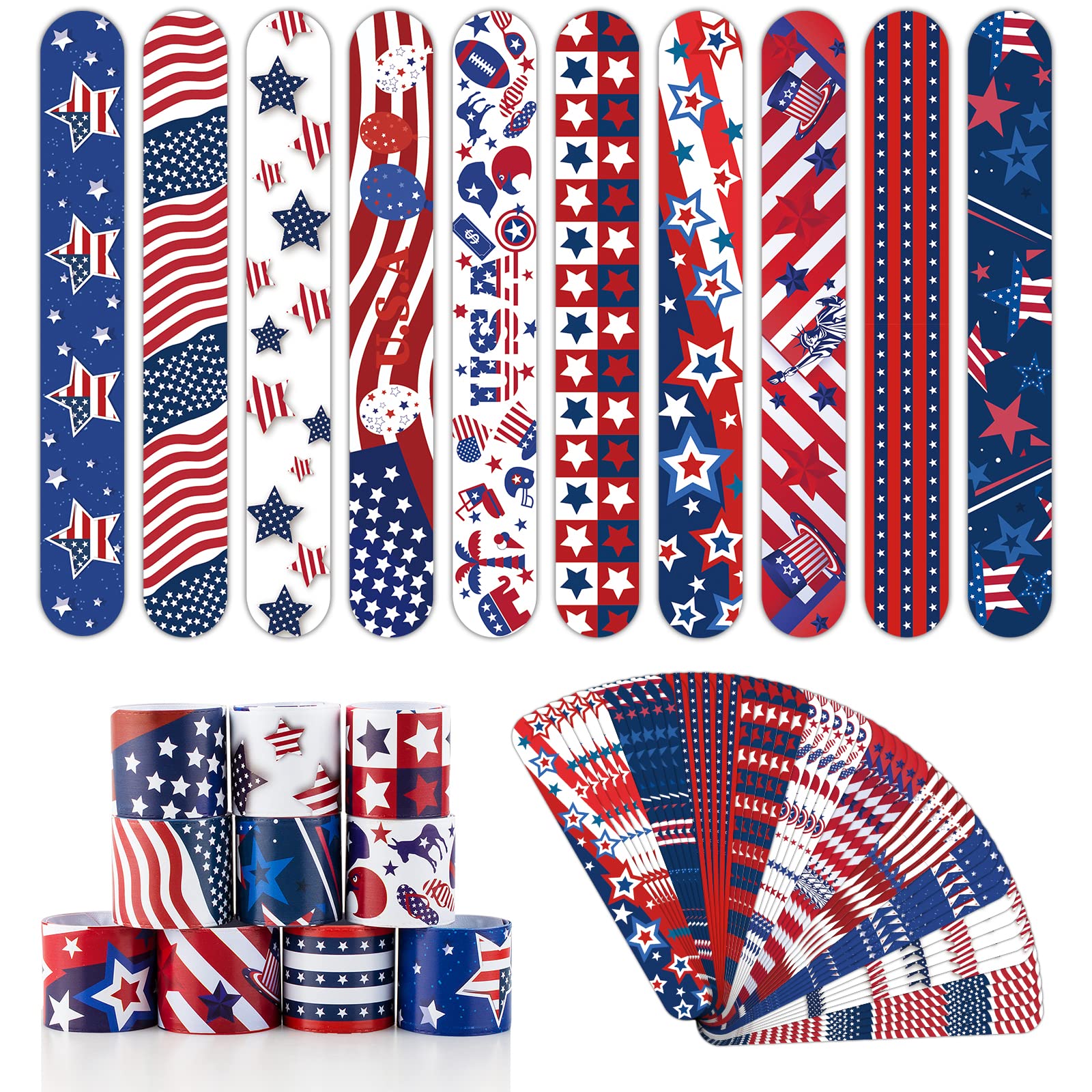 Dminya safe-core PVC slap bracelet highlights durable, kid-friendly material.