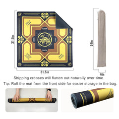 DMJHJY 31x31 inch mat fits tables and travels easily