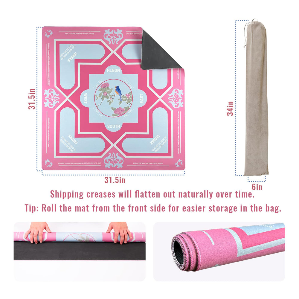 DMJHJY mat features vibrant patterns on the surface for stylish gameplay.