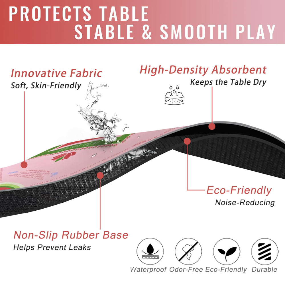 DMJHJY mat provides quiet padding to reduce tile noise