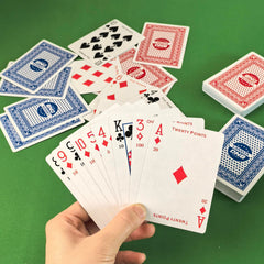 DNB SPORTS canasta twelve-deck set ready for versatile gatherings.