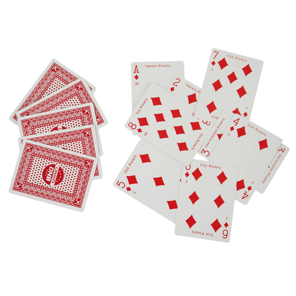 DNB SPORTS canasta rules inside deck help beginners learn faster.