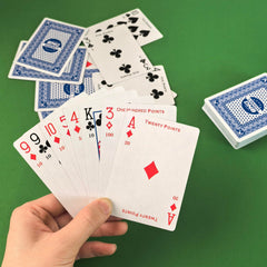 DNB SPORTS includes Canasta and Hand & Foot rules for quick setup