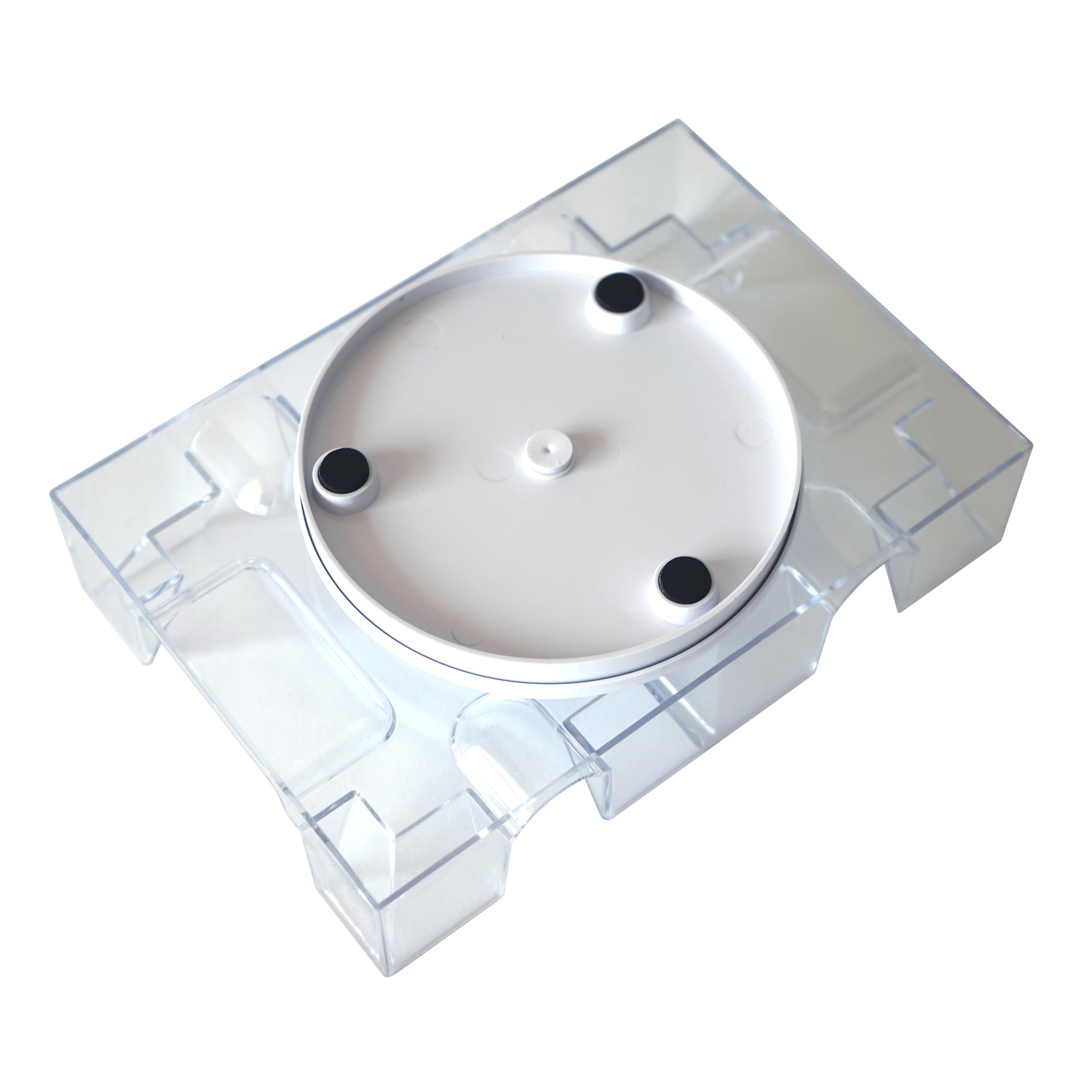 Tray fits Canasta and other card sizes for flexible games.