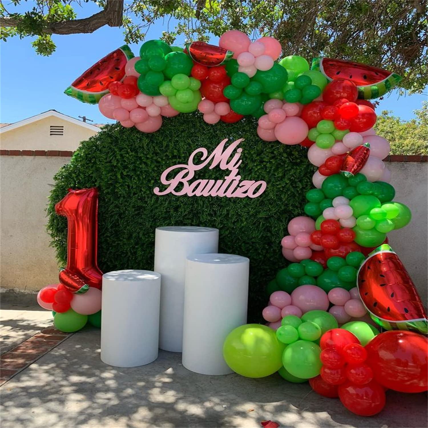 DNBOD Glue dots help secure garland quickly and cleanly.