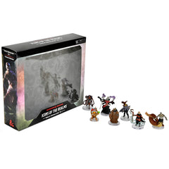 D&D Icons of the Realms Valindra miniature, enhances spellcasting scenes with striking details.