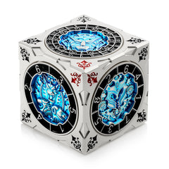 DNDND 7-in-1 spinner dice cube top view shows compact multitool for quick decisions.