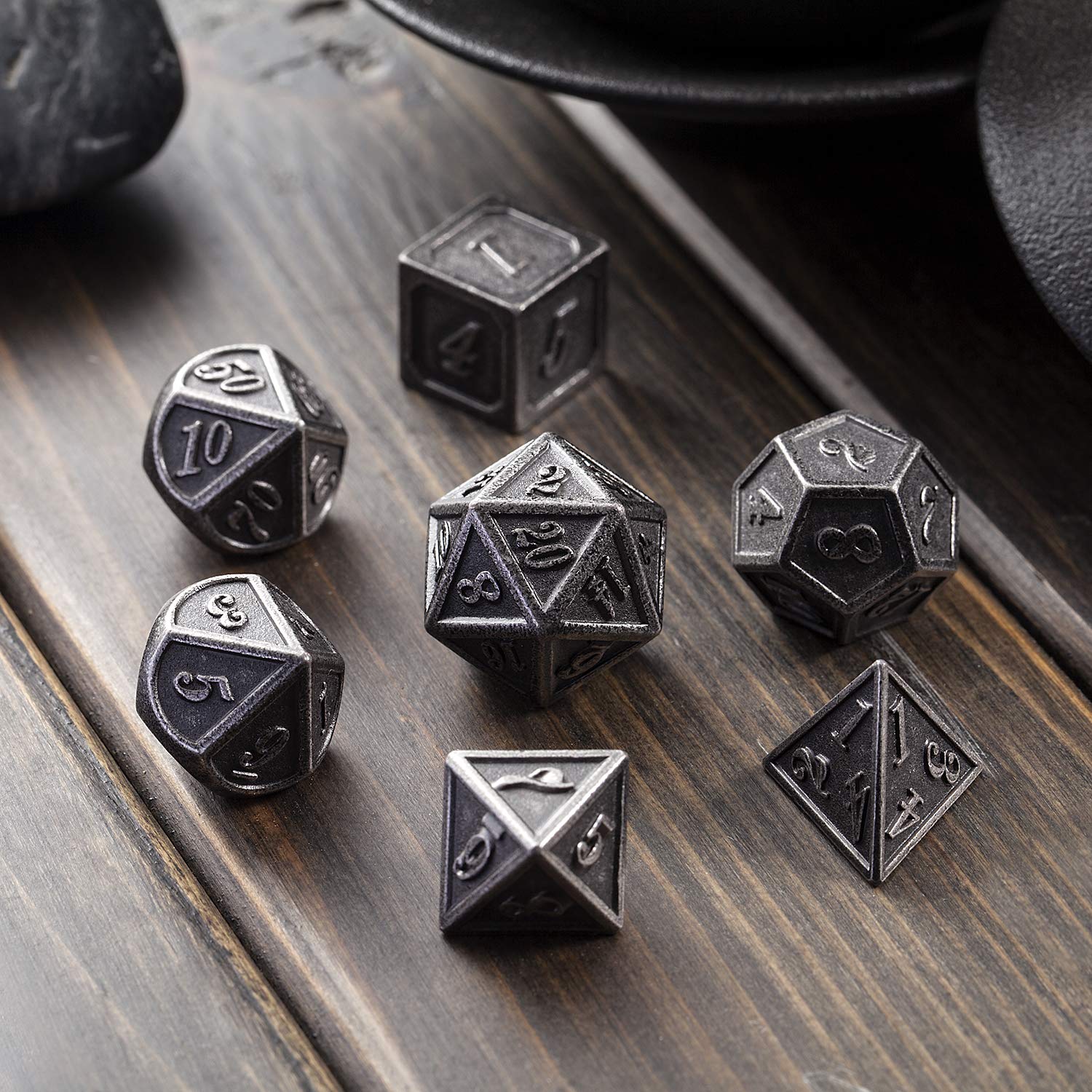 DnDnD D12 closeup with crisp numerals and polished surface