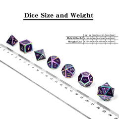 DNDND D4 with purple frame and bright numbers for easy reads.