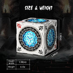 DNDND Zinc alloy weight of 6 ounces provides a satisfying spin.