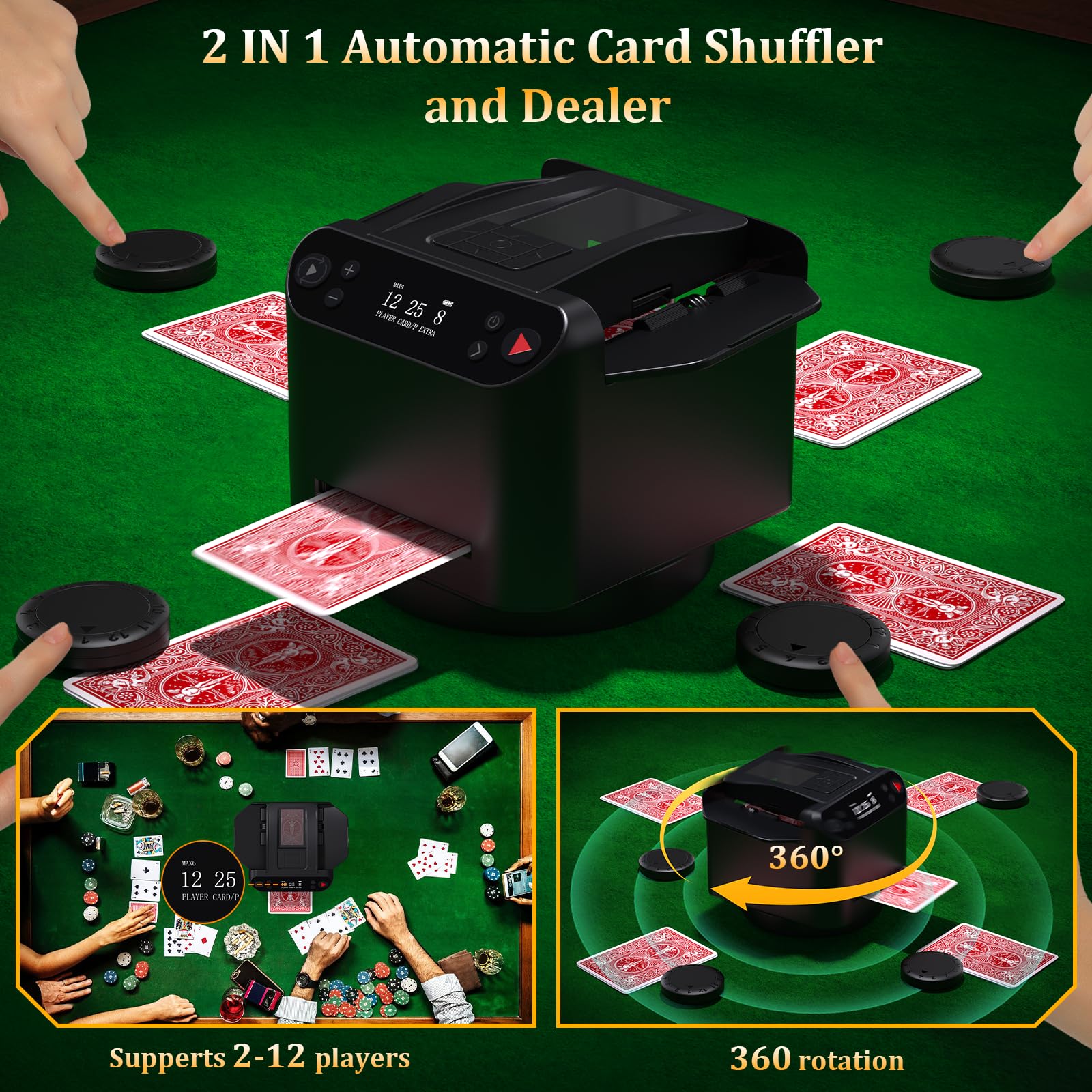 Dnin wireless drawing remote enables quick, hands-free card draws