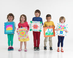 Do A Dot Art! Child using markers for creative dotting and open-ended projects