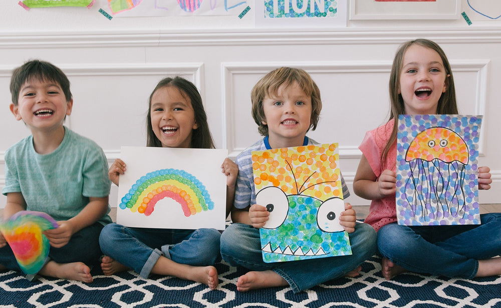 Do A Dot Art! markers feature easy-grip bottles for little hands.