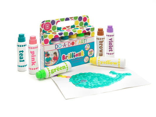 Do A Dot Art! Pink dot marker close-up for vibrant, quick-drying dots