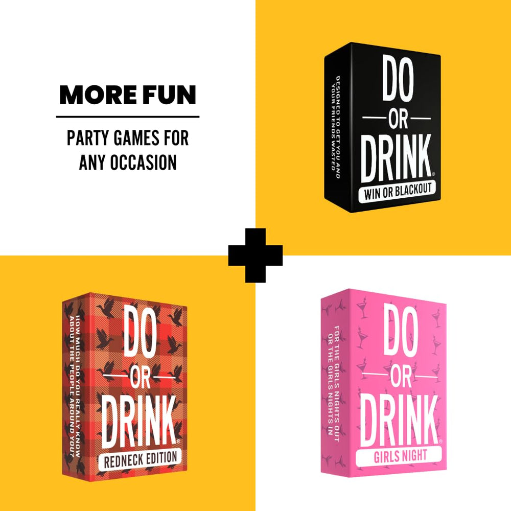 Do or Drink Family Edition big-group fun card game gift idea