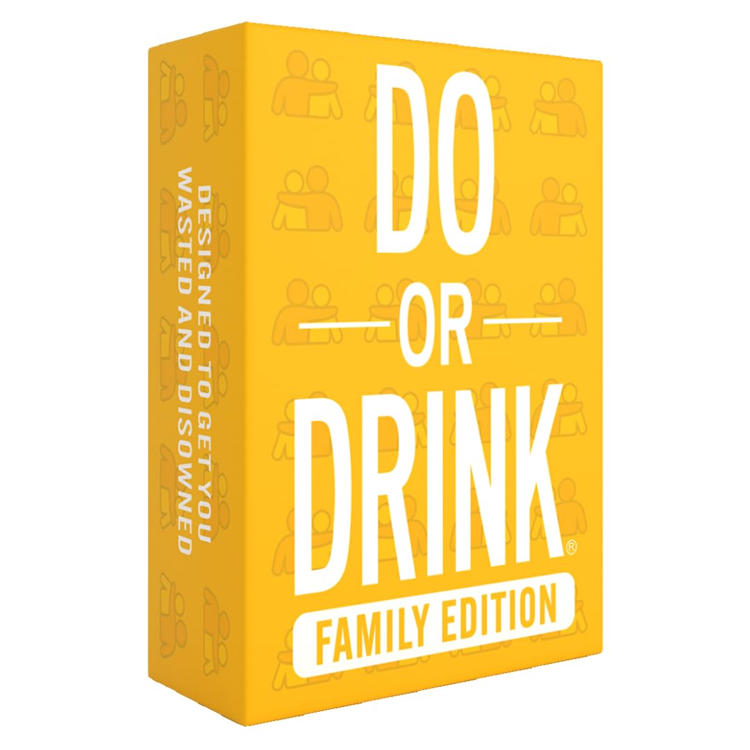 Do or Drink Family Edition cards for playful dares and big-group fun