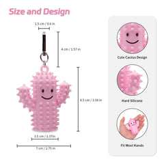 Doacpcr Little Ouchies cactus fidget buckle keeps it secure on bags