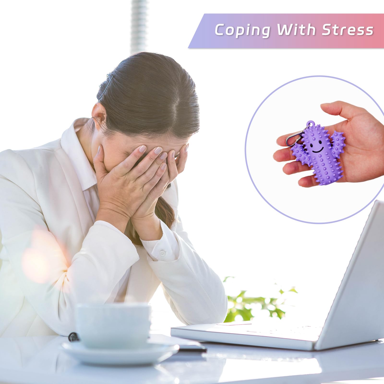 Doacpcr Little Ouchies cactus fidget gift idea for friends
