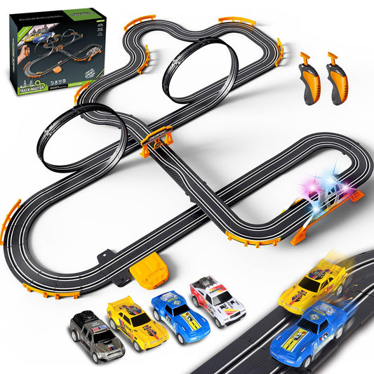 Dobindrich slot car track setup for quick assembly and play