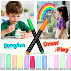 Dobuhont 12-color neon markers provide eye-catching options for art and notes