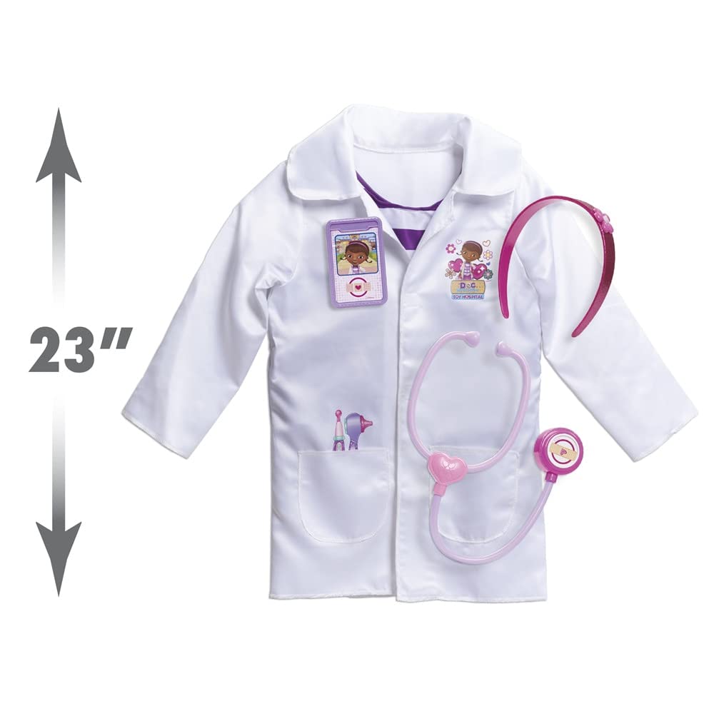 Doc McStuffins heart-shaped headband and stethoscope accessory set sparks role-play and storytelling during playtime