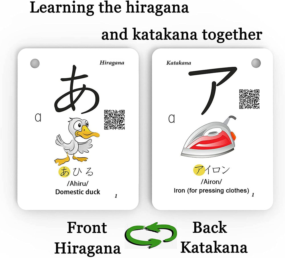 Docdeer 104 Katakana cards for quick memorization