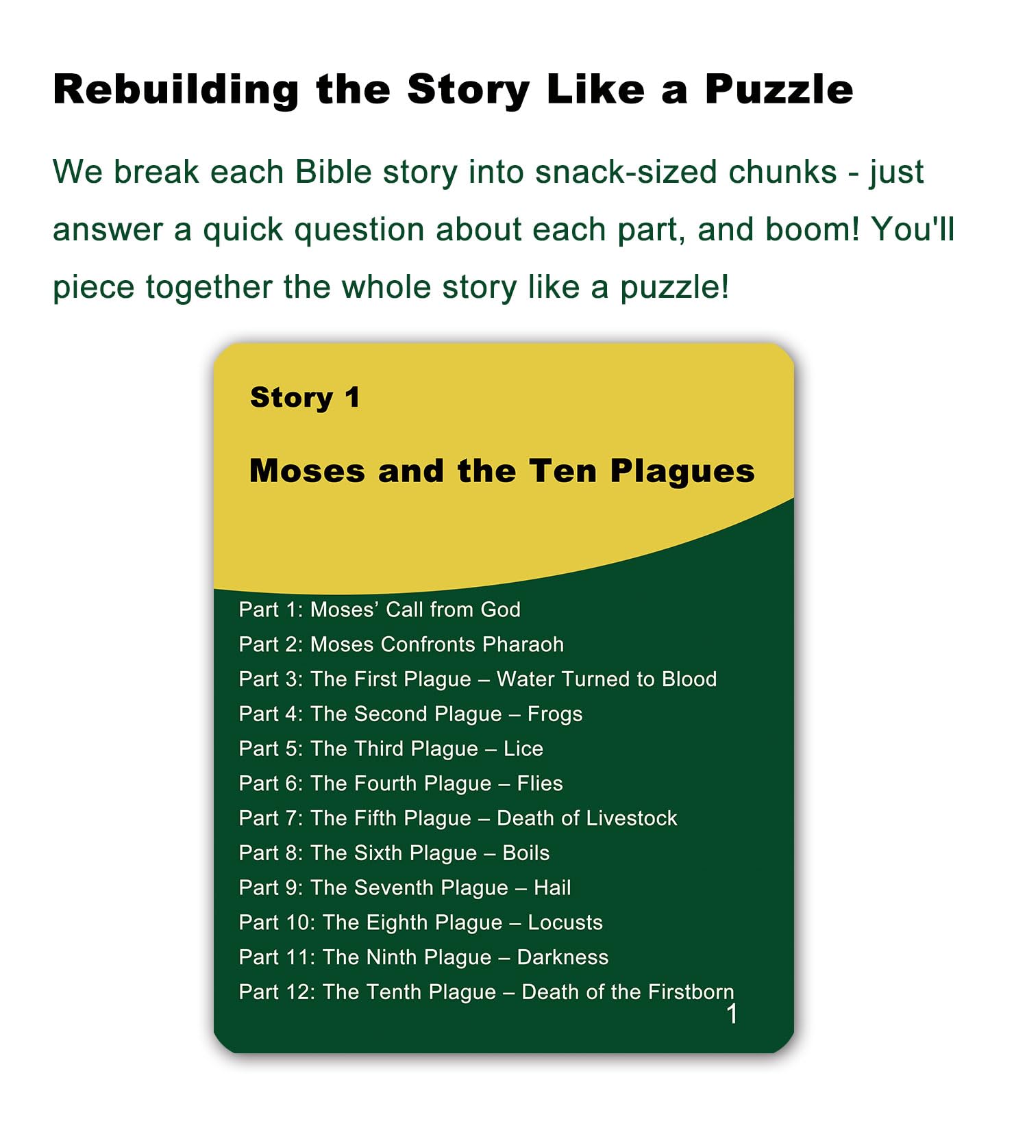Docdeer Bible relay trivia board set designed for group study and friendly competition.