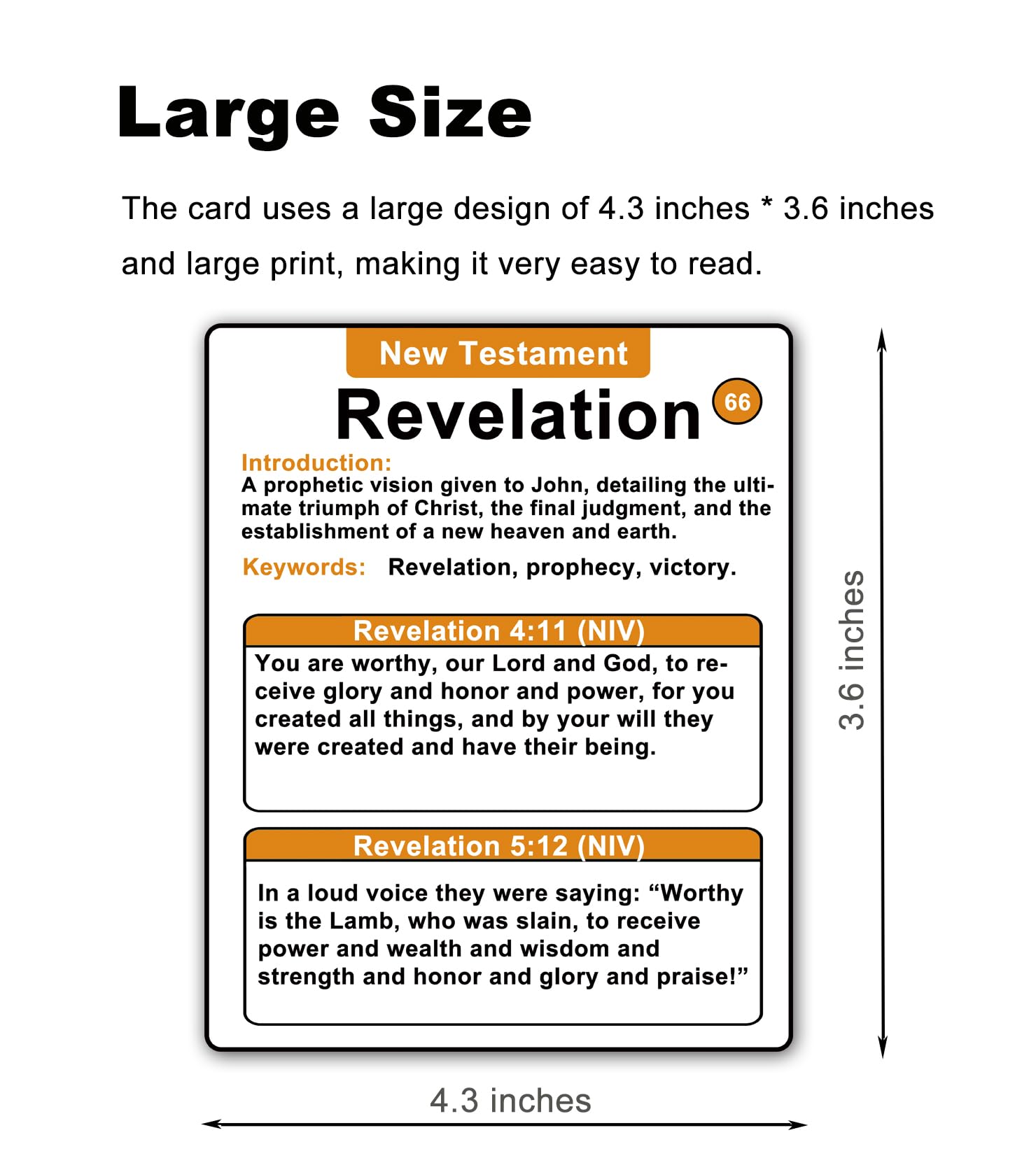 Docdeer Bible66 Books Flash Cards verse list five verses highlight themes for reflection