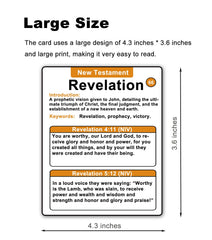 Docdeer Bible66 Books Flash Cards verse list five verses highlight themes for reflection
