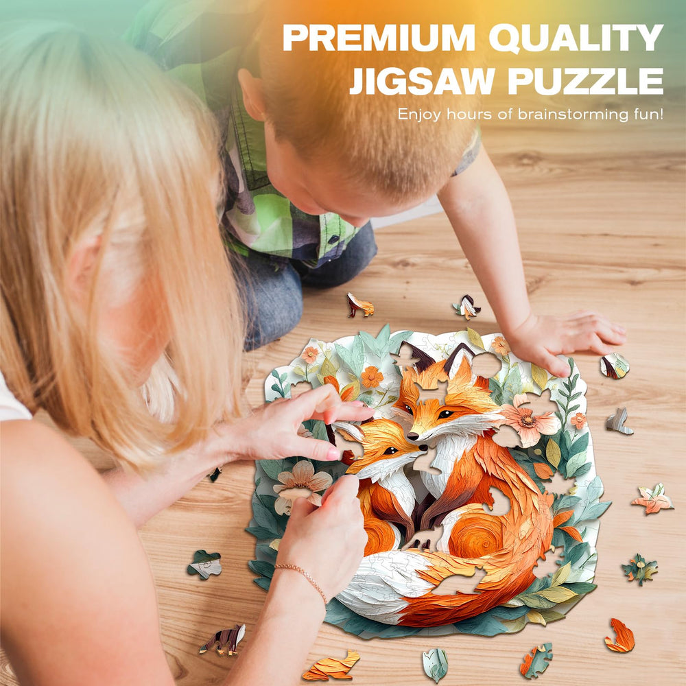 DOCRAGI three-size wooden puzzle set for different preferences