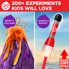 Doctor Jupiter 100-plus science experiments page, kid-friendly exploration for learning.