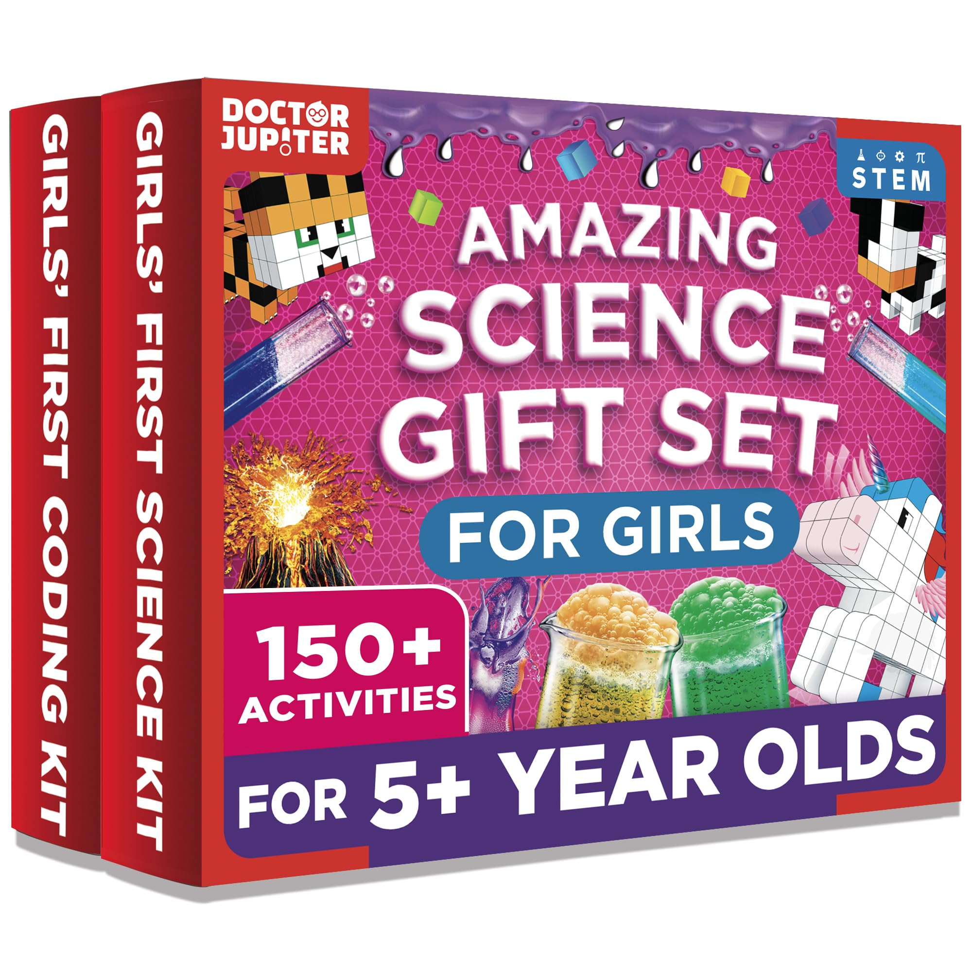 Doctor Jupiter Amazing Science Gift Set cover showing curious kids enjoying hands-on STEM fun