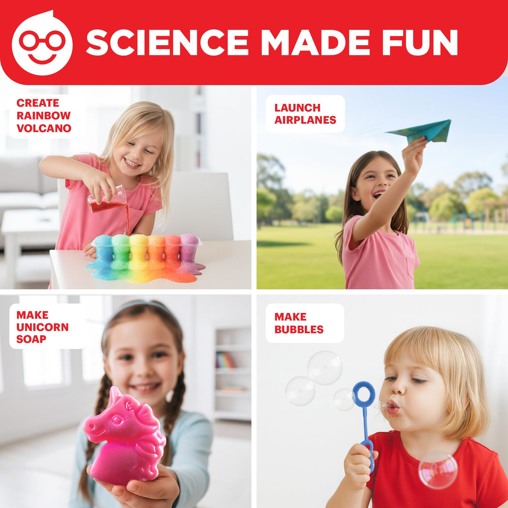 Doctor Jupiter First Amazing Science Kit step-by-step manuals support independent exploration.