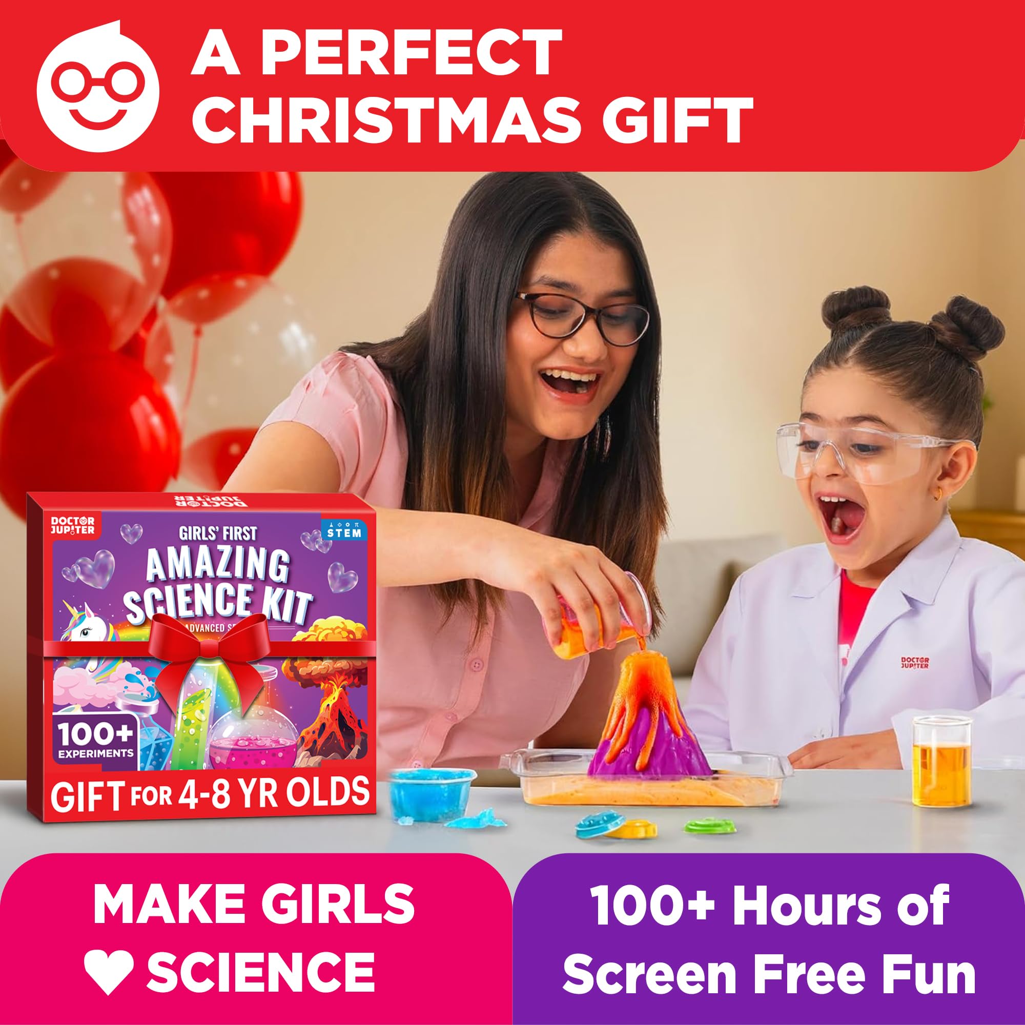 Doctor Jupiter First Amazing Science Kit makes a thoughtful gift for curious minds.