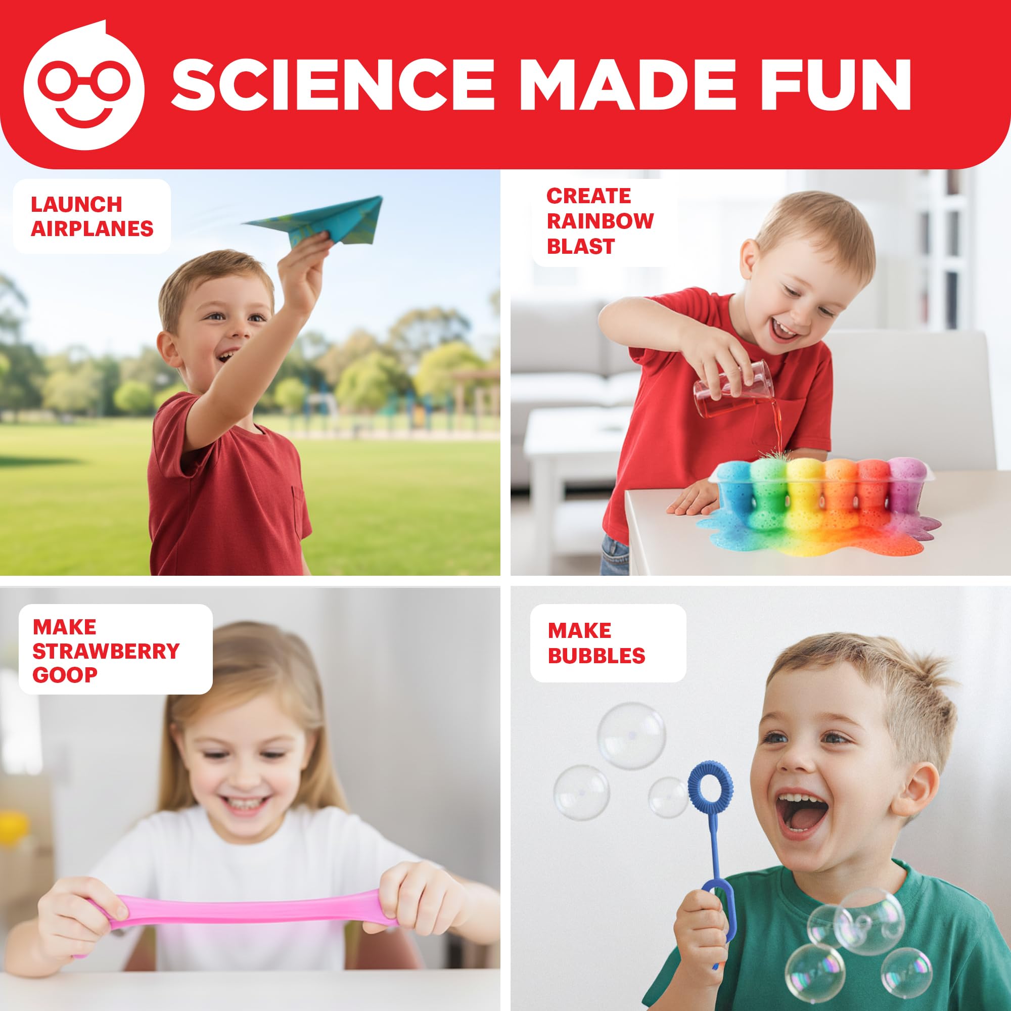 Child uses the launcher for paper planes in a Doctor Jupiter demo.