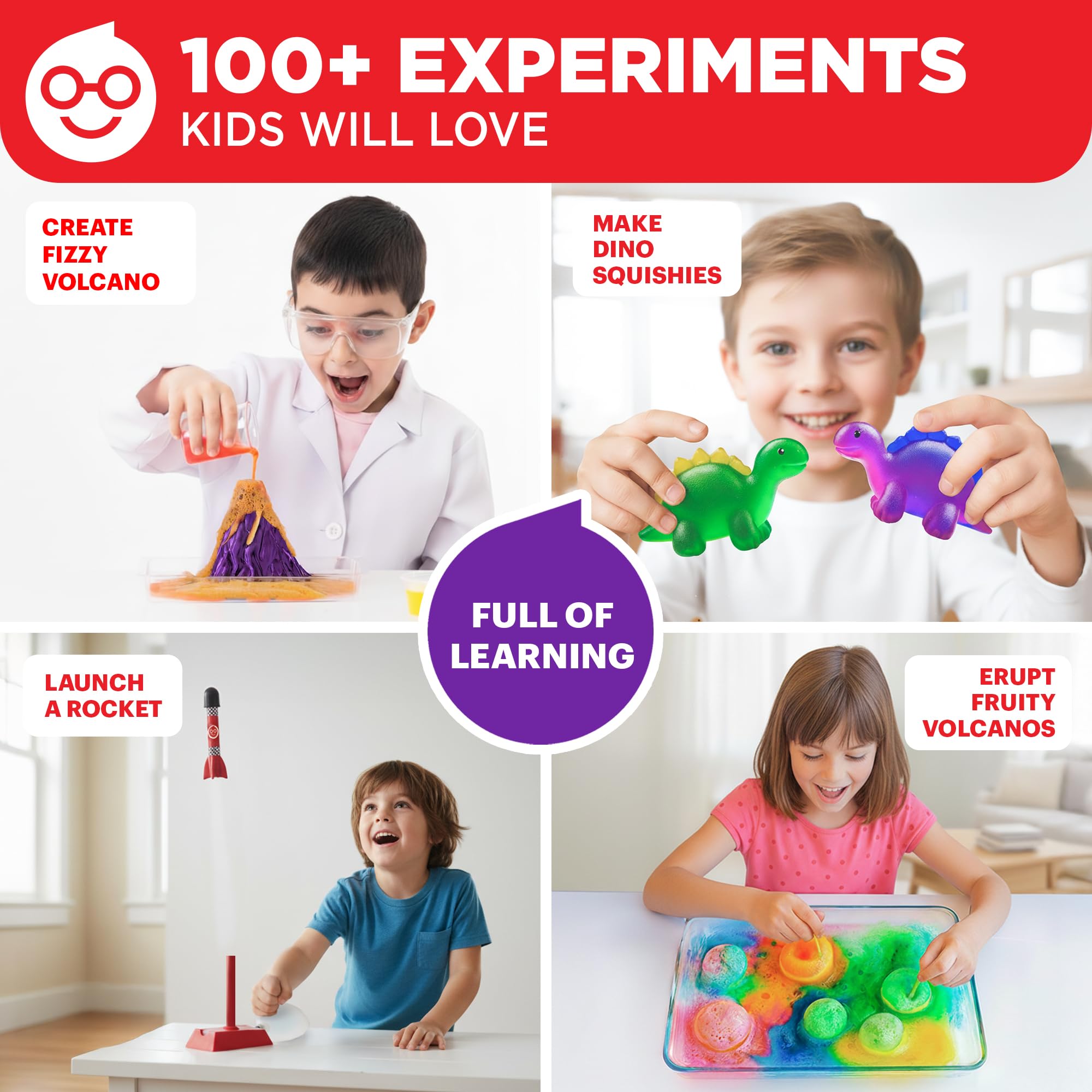 Rocket experiment demonstrates hands-on STEM play with Doctor Jupiter kit.
