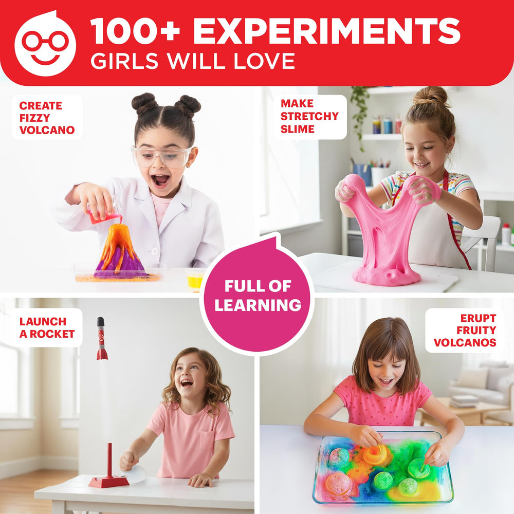 Doctor Jupiter First Amazing Science Kit volcano experiment encourages careful observation and prediction.