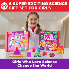 Doctor Jupiter Girls' First Science Kit starter candy volcano experiment for tactile learning