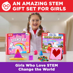 Doctor Jupiter Girls First Science Kit Starter unicorn squishies for safe, engaging projects