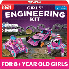 Doctor Jupiter Girls' Ultimate Engineering Kit catapult project boosts hands-on STEM exploration.