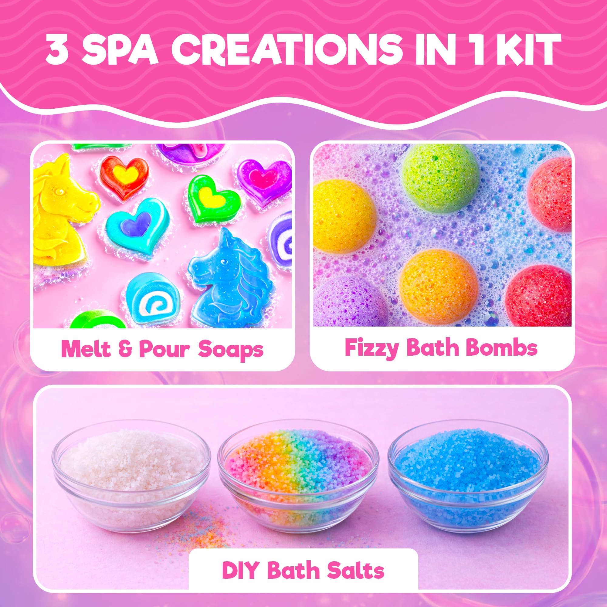 Doctor Jupiter jelly soap mold in action, texture-building fun.