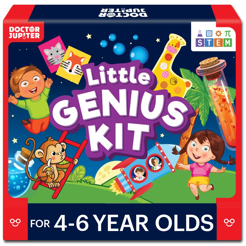 Doctor Jupiter Little Genius Kit science experiments promote hands-on discovery