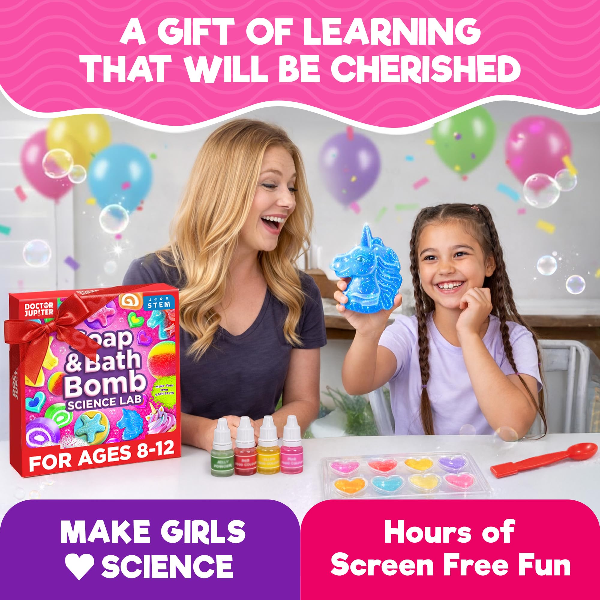 Doctor Jupiter safe, parent-friendly kit for creative science play.