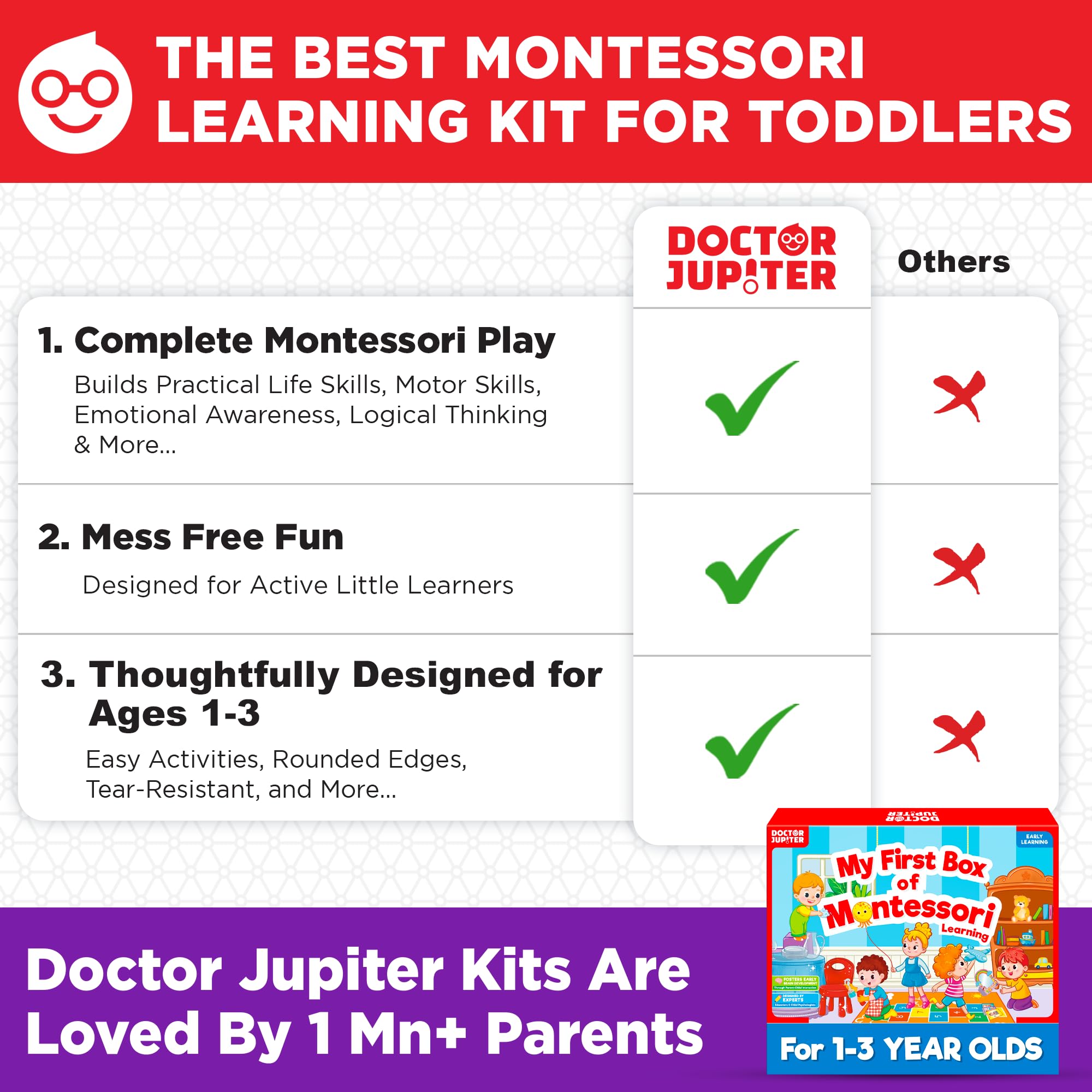 Doctor Jupiter toddler fine motor skills are developed through everyday exploration.