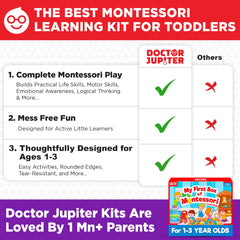 Doctor Jupiter toddler fine motor skills are developed through everyday exploration.