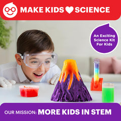 Doctor Jupiter volcano eruption demo highlights exciting chemistry in action.